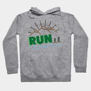 Run into the Mountains Hoodie